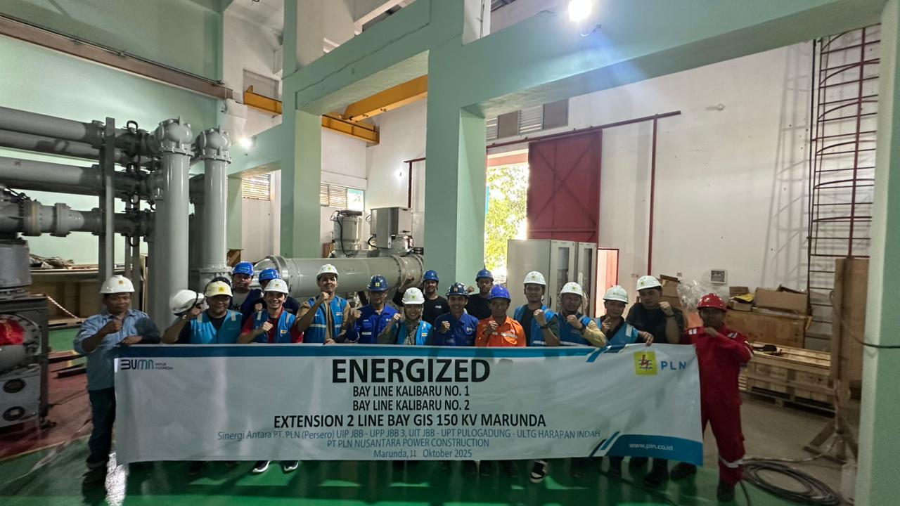PLN NPC RAMPUNGKAN EXTENSION GIS 150 KV MARUNDA, PERKUAT KEANDALAN LISTRIK KAWASAN PRIOK